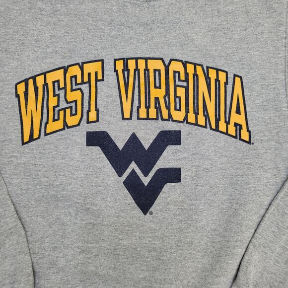 Vintage West-Virginia University Sweatshirt Small 19x23 Gray - Picture 3 of 12